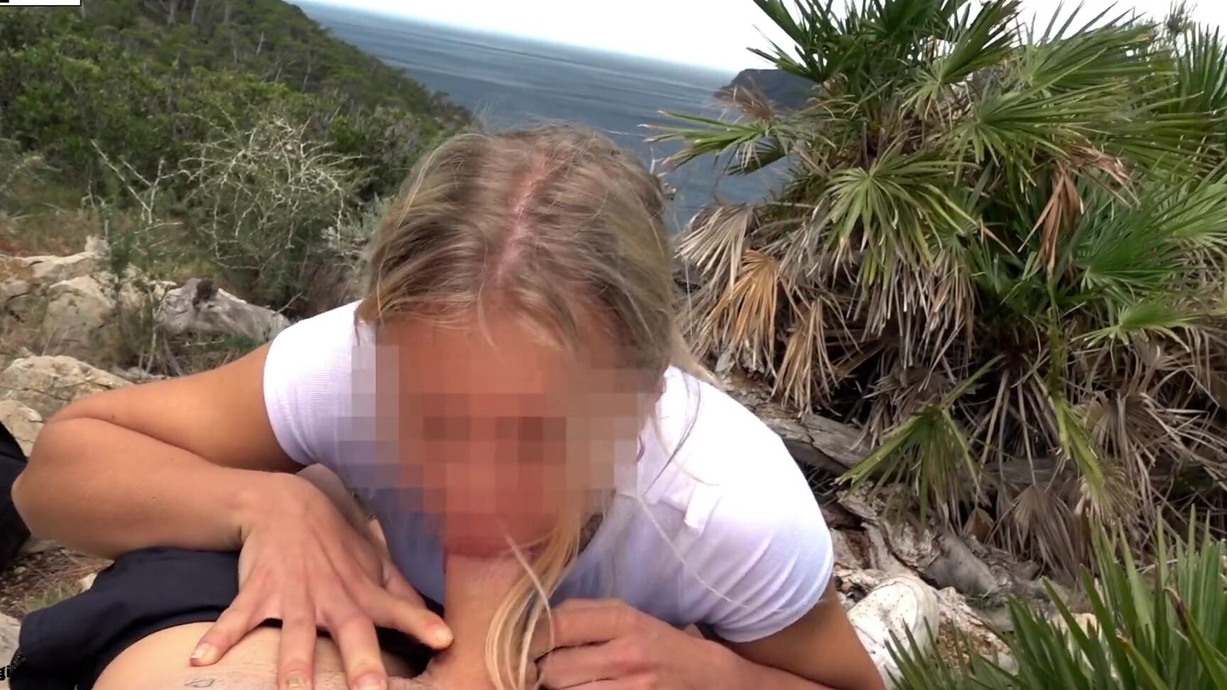 Fit Blonde Gets Fucked Outdoor With Oceanview Gimgyrl