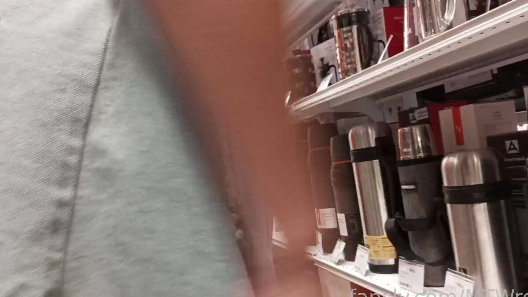 Exhibitionist Wife Topless Open Robe 1