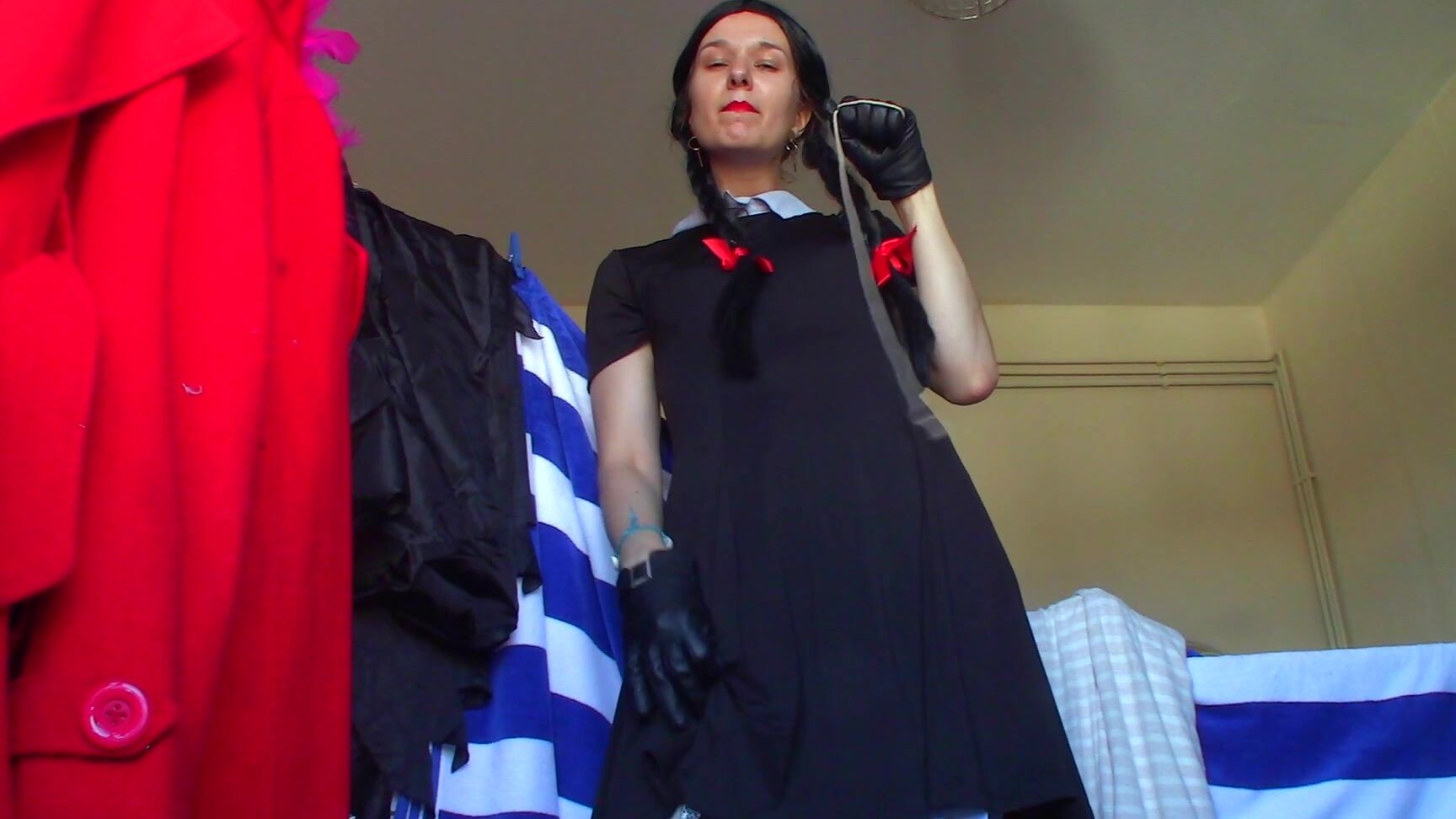 "Goddess Vanessa" ballbusting, clothes destruction / burning, embarrassed naked female, executrix, pov fighting Punch Heel WEDNESDAY ENF Fight Manyvids