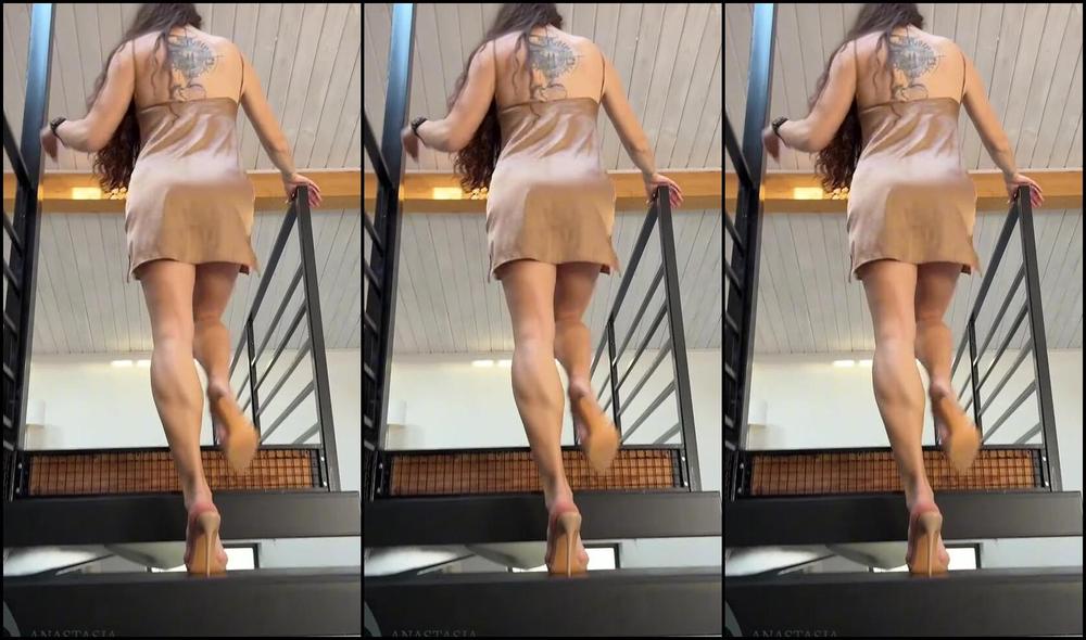 Princess Anastasia Nicknamed Anastasialegs 04 29 2025 Onlyfans Video Stair Climbing Up And Down And Up And Down Again And Again In Heels And Barefoot