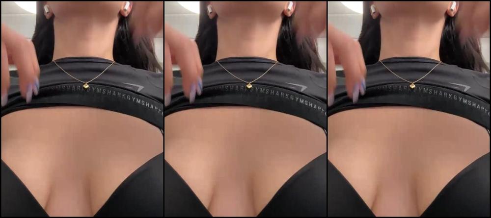 "Vidiverse" amateur, lacelingerie, nippleplay, pussyplay, spitting Getting Naughty in the Bathroom Manyvids