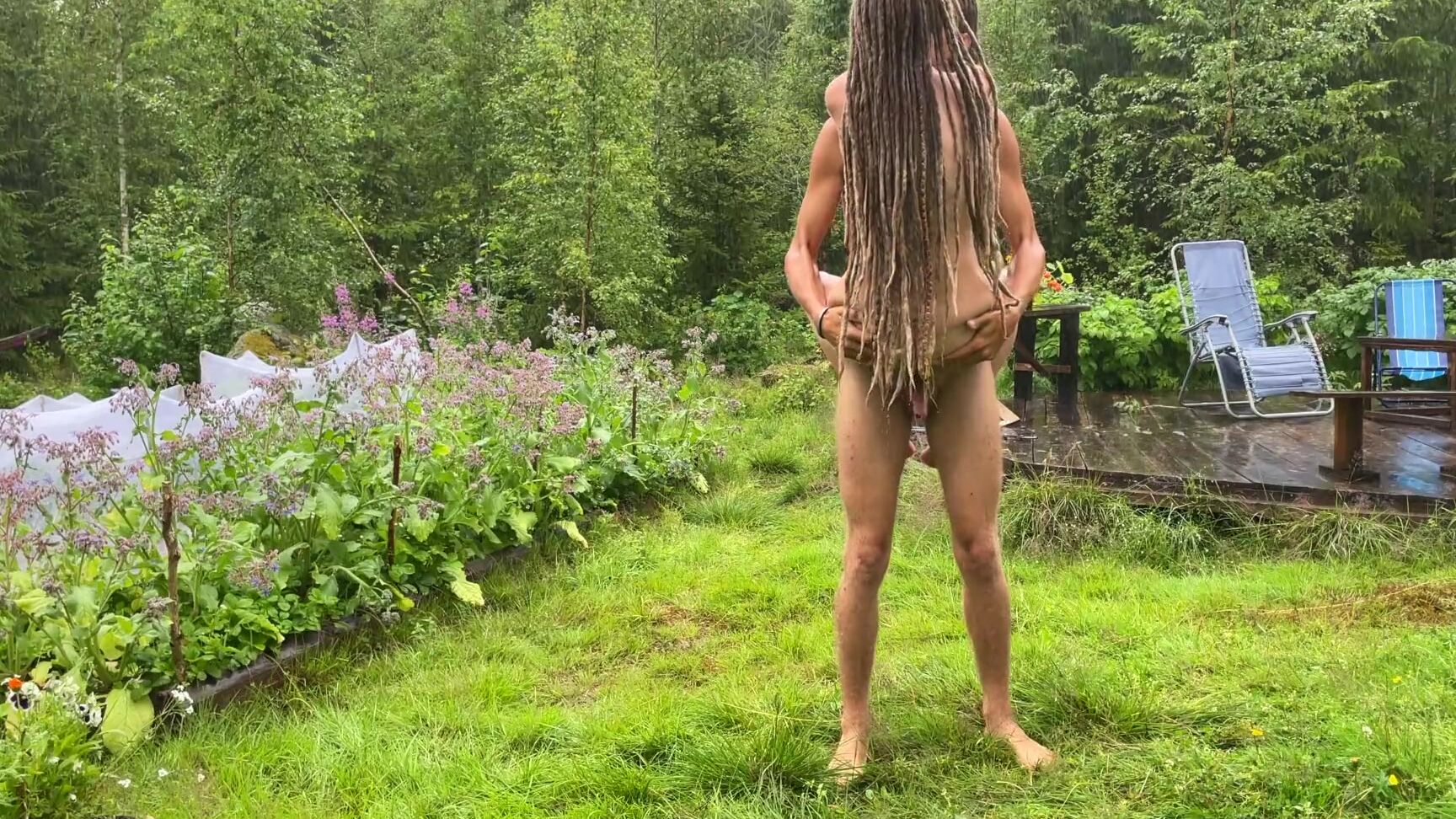 Пара Занимается Любовью Под Летним Дождем Rosenlundx 4K 60Fps