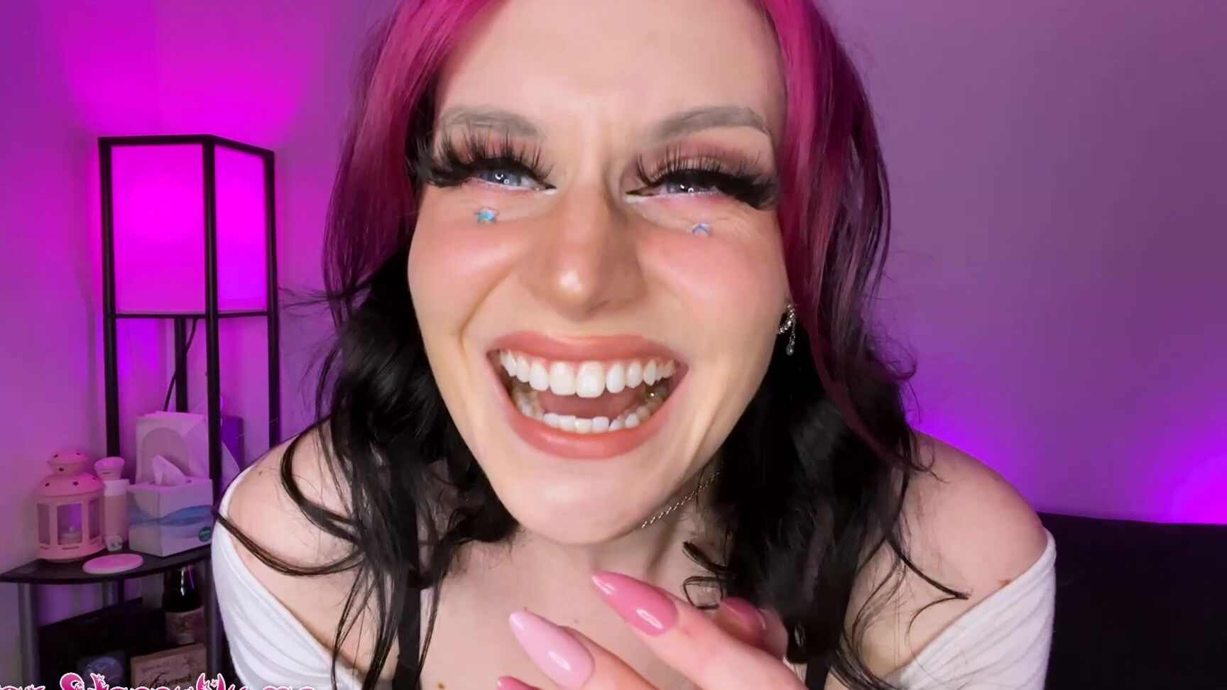 "Starry Yume" belly, burping, femdom pov, hiccups, mouth fetish, sfw Flustered by My Hiccups Manyvids