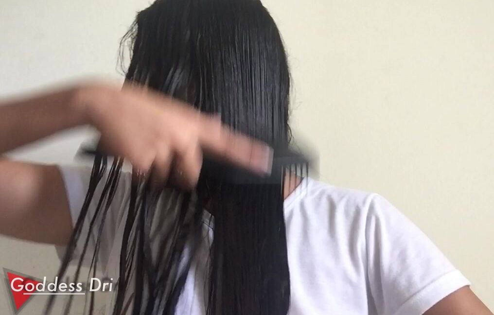 "GoddessDri" goddess worship, hair, hair brush, long hair, eye contact Hair Brushing Manyvids