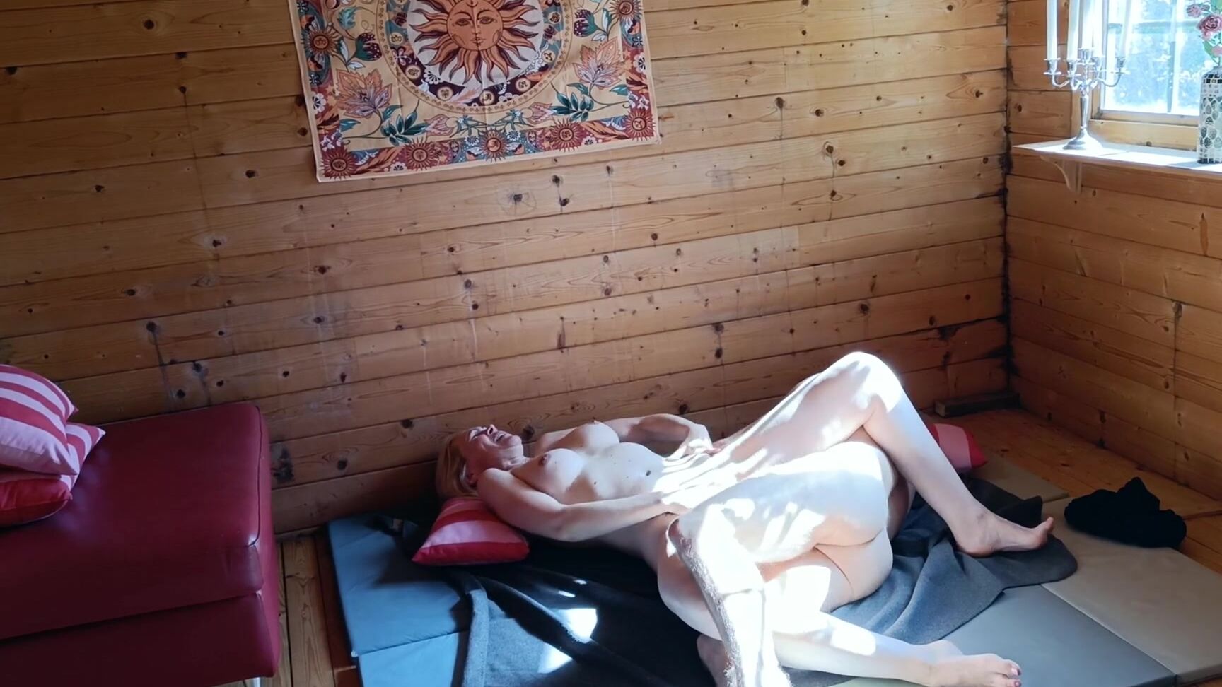 Riding And Sideways Fuck With Blonde Scandinavian Milf