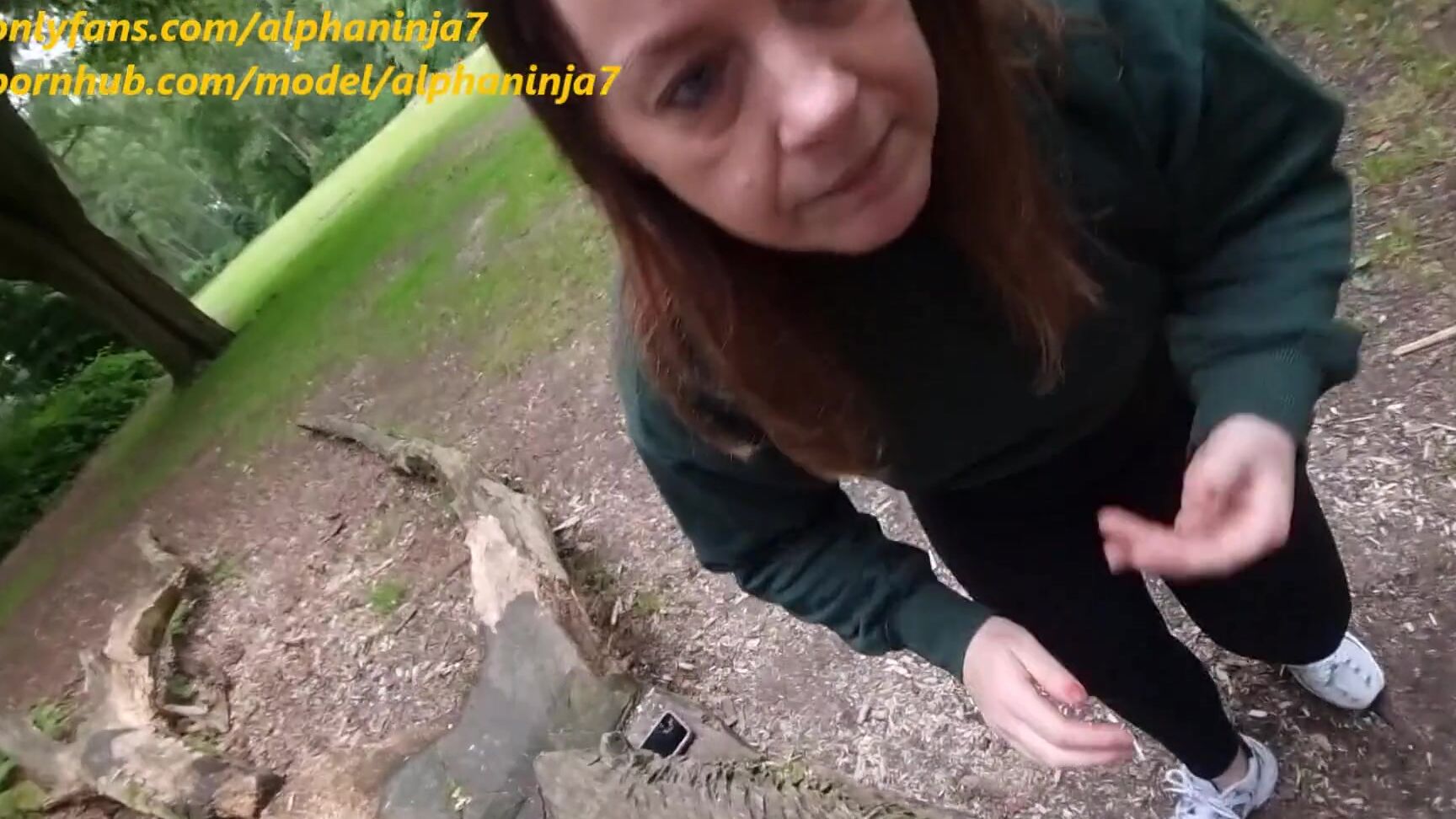 Рискованный Секс Love В Общественном Park