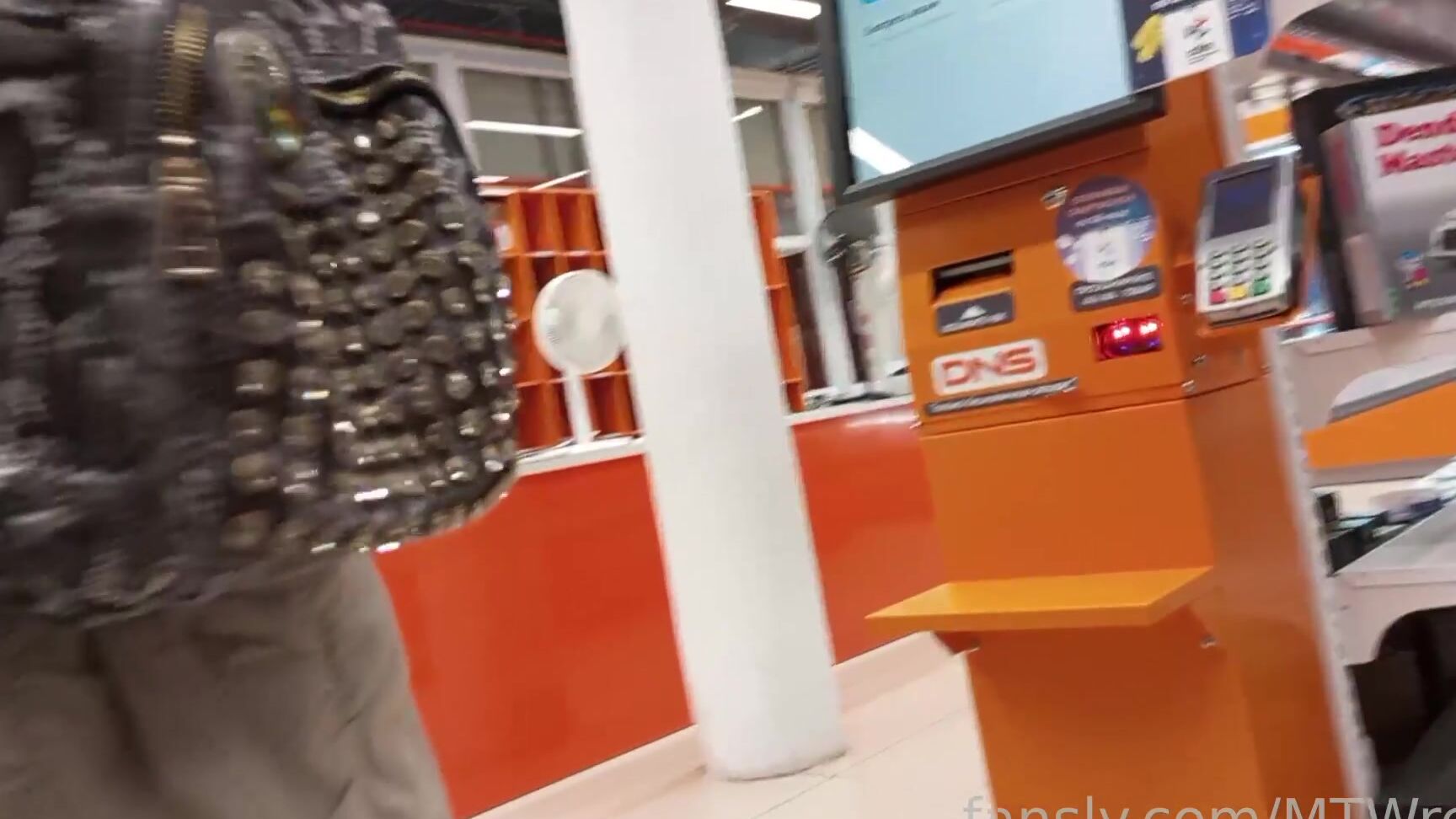 Exhibitionist Wife Topless Seduce The Seller