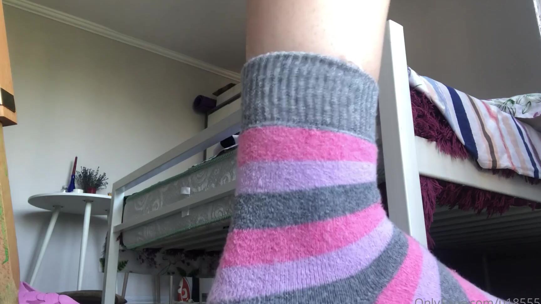 Kathrynne Feetgoddess teasing with socks & femdom in Onlyfans Video