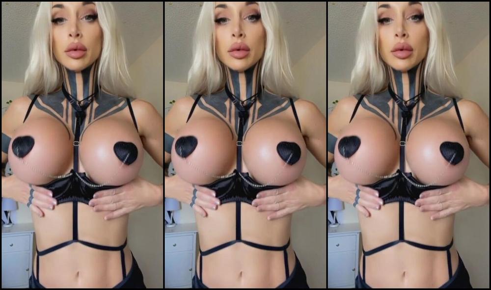 Katopunk's Slow Moaning Titty Jiggling & Bouncing in Wild Solo Session