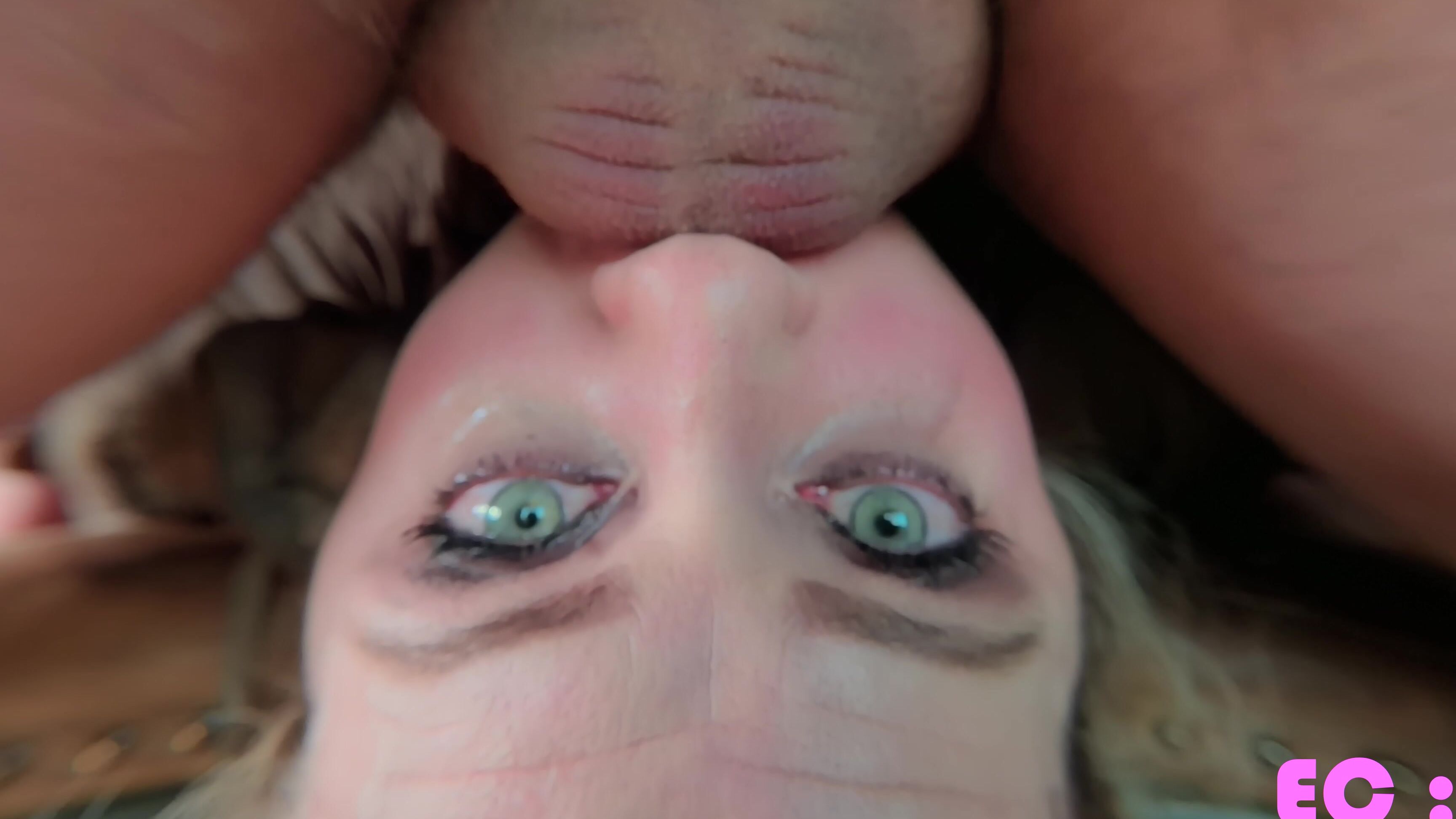 Pinkcandyec Deepthroat Eye Play Cum In Eye