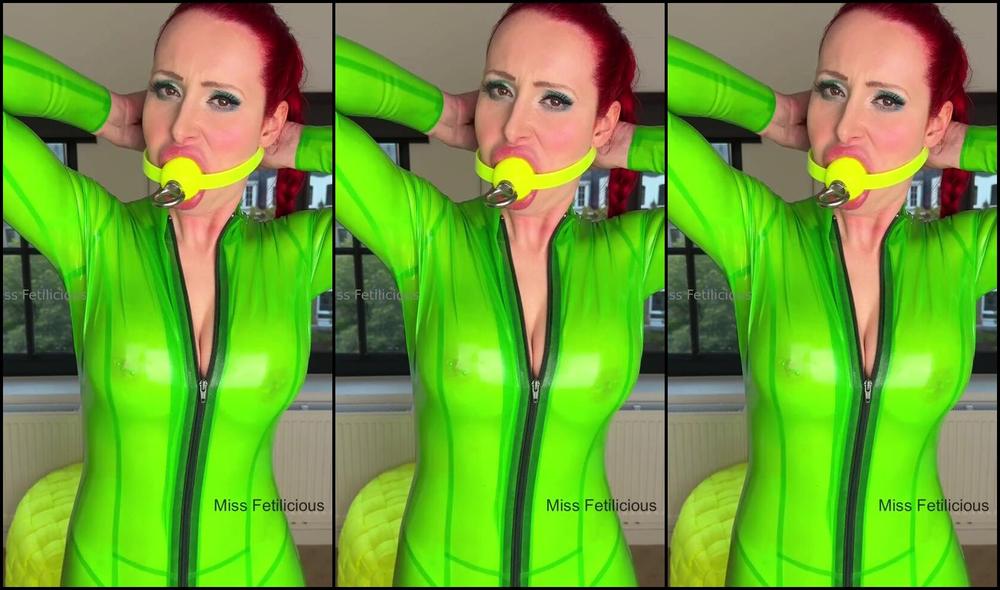 Miss Fetilicious Nicknamed Mfetilicious Gets a Facial in Testing My Silicone Ball Gag