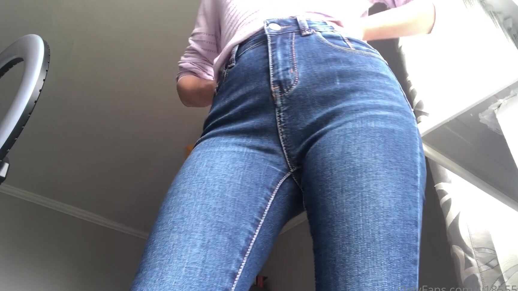 Watch Mistress Kathrynne tease and humiliate in her sexy jeans only for Onlyfans