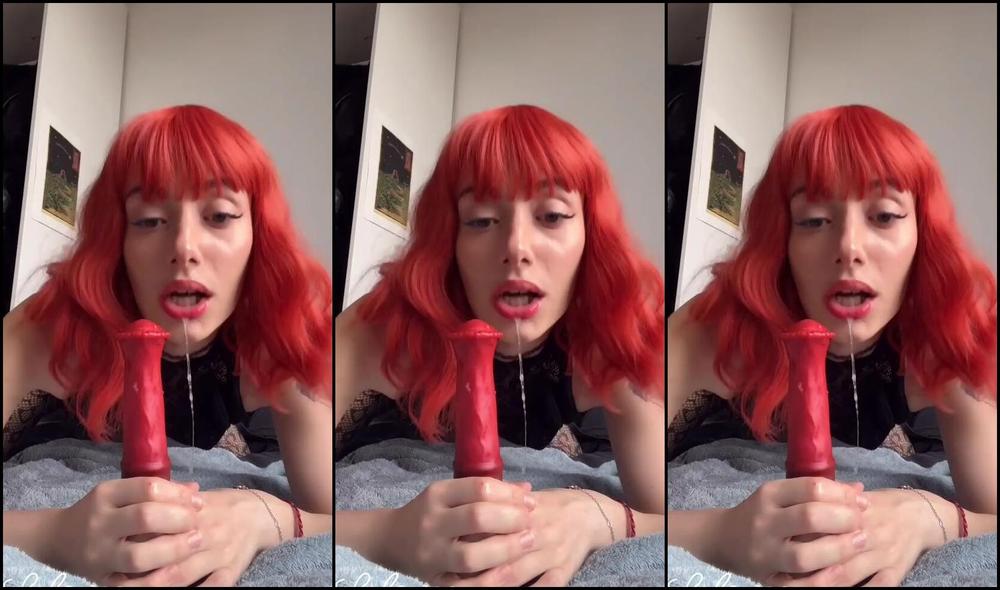 Onlyfans - Intense deep throat training with a kinky mistress