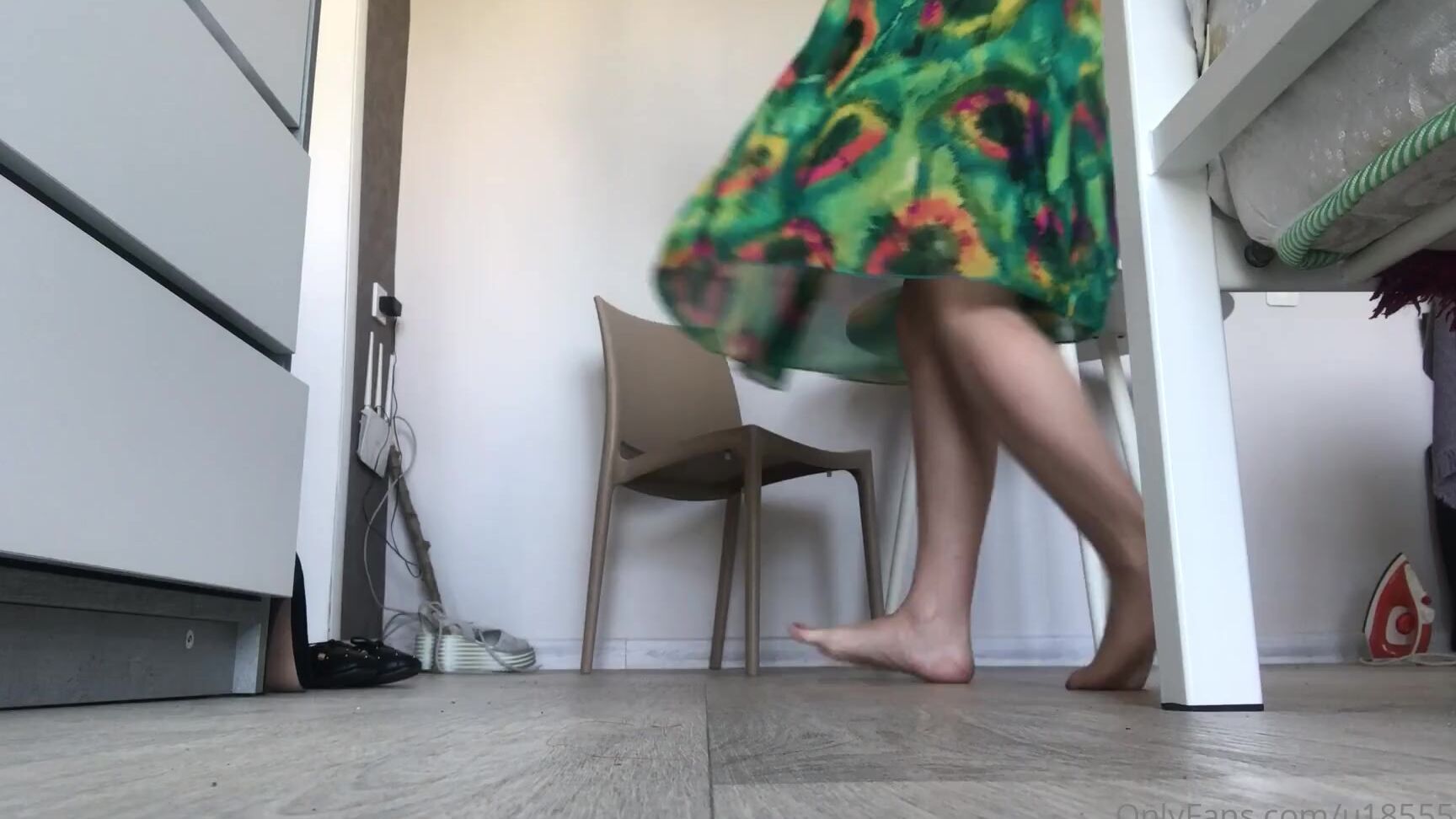 Watch Little Feet dance to Kathrynne Feetgoddess's domination and submission