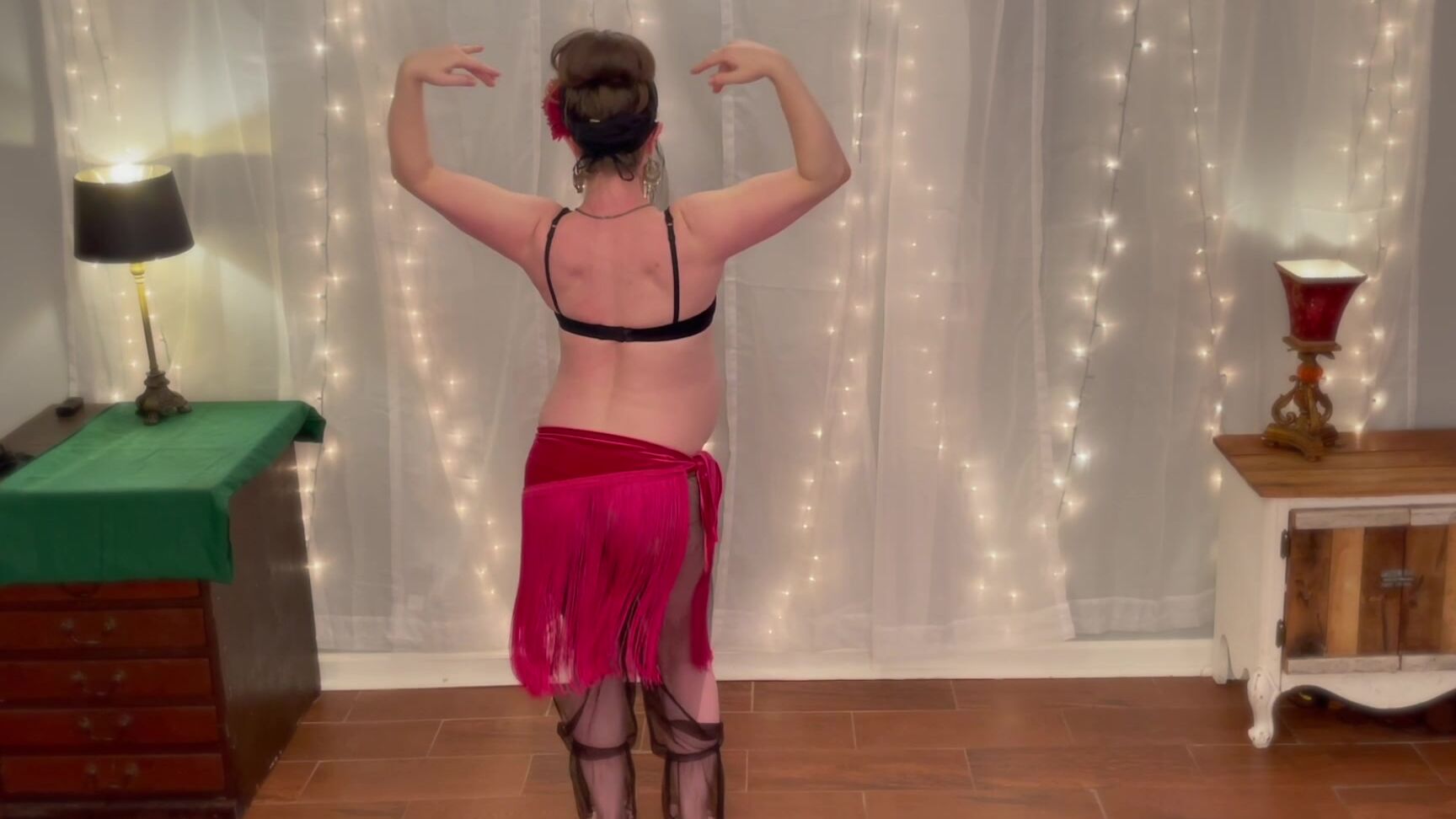 Amateur Hotwife Ass gets her big boobs and ass teased in a hot strip tease