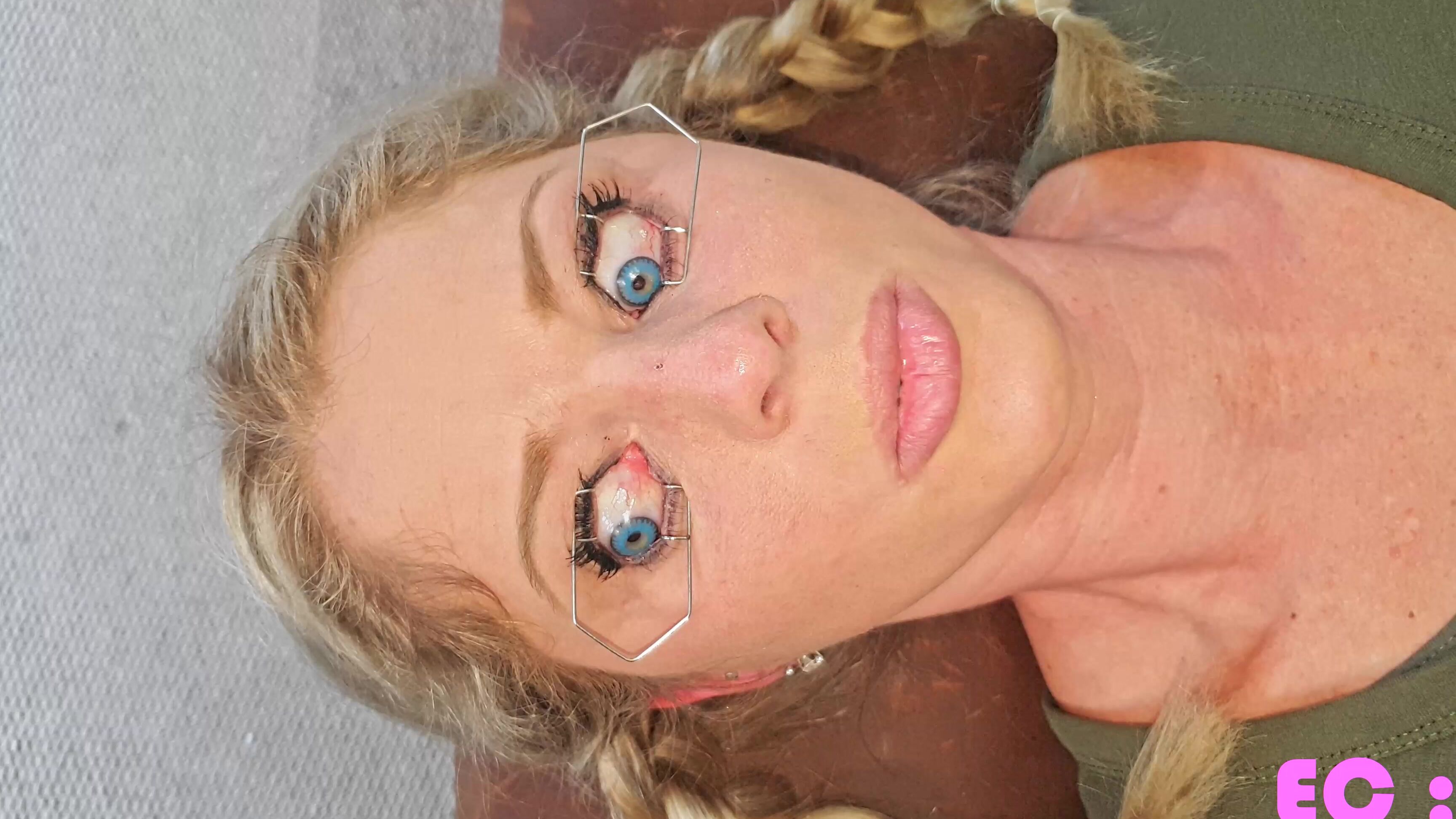 Pinkcandyec Step Daddy Cum In My Eyes