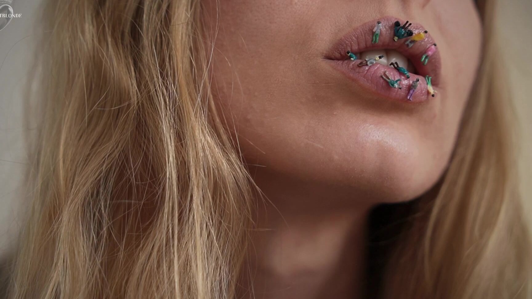 Sexsweetblonde A Tiny Party In A Giantess S Mouth