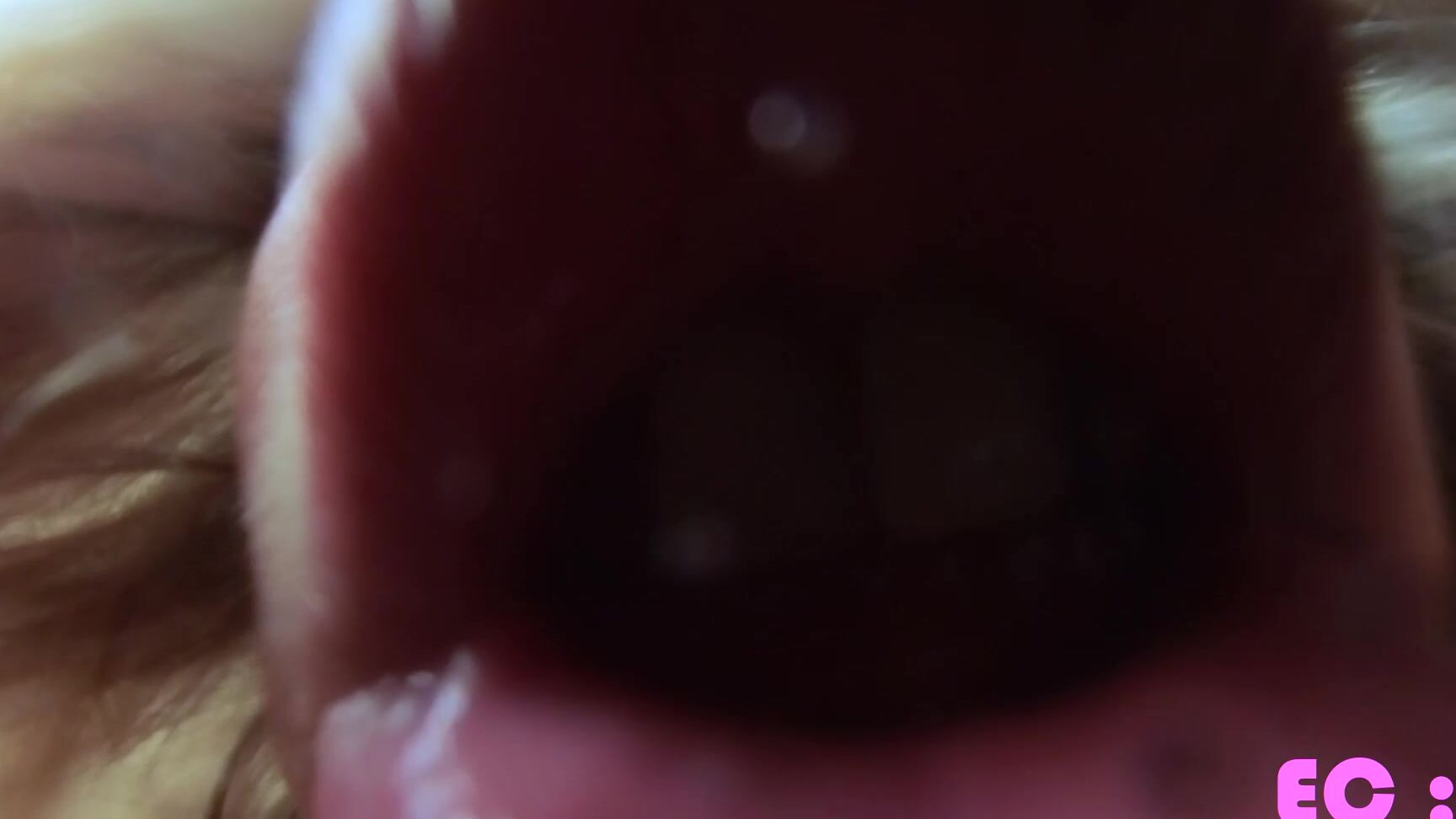 Pinkcandyec Mouth And Spit Play While Fucked Cum In Mouth