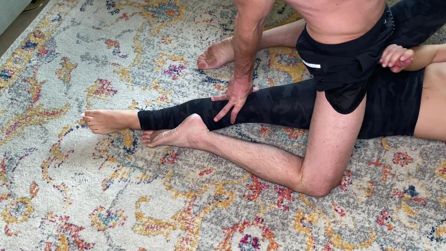 Fit Couple Dry Humps And Cums On Floor Lulu Yoga Pants Lifeofd