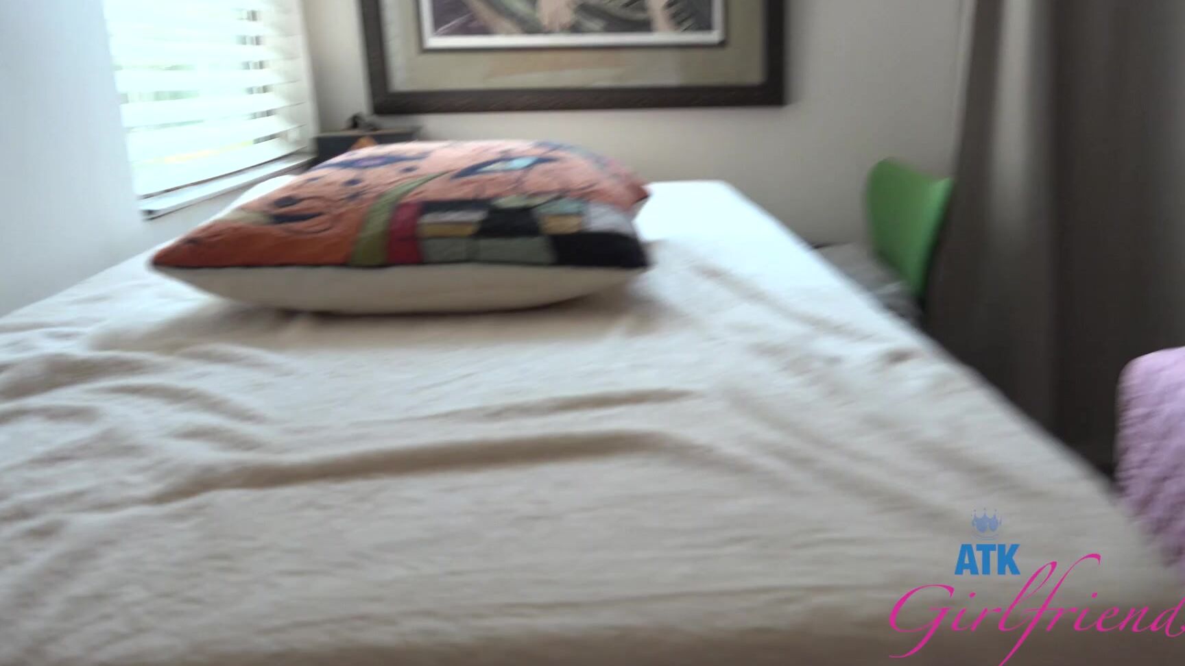 Laynee James gives a steamy POV footjob in the bathroom, while getting her wet pussy pounded and creamed