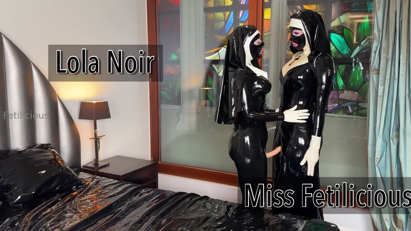 Miss Fetilicious joins Nicknamed Mfetilicious for a kinky church of kink initiation