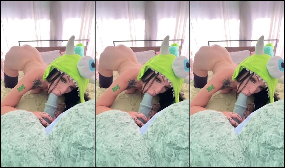 Blxxd Bunny Nicknamed Blxxdbunny 10 07 2025 Onlyfans Video Mike Wazowski X Sullyhead As Much Throat As I Could Give For This Monster Toy