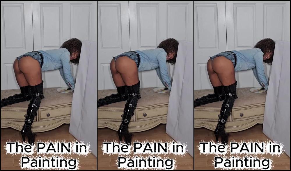 Domina Bianca Nicknamed Dominabianca 10 02 2025 Onlyfans Video Step Into My Painting Class Im All Smiles In My Bob Ross Costume Be Sure