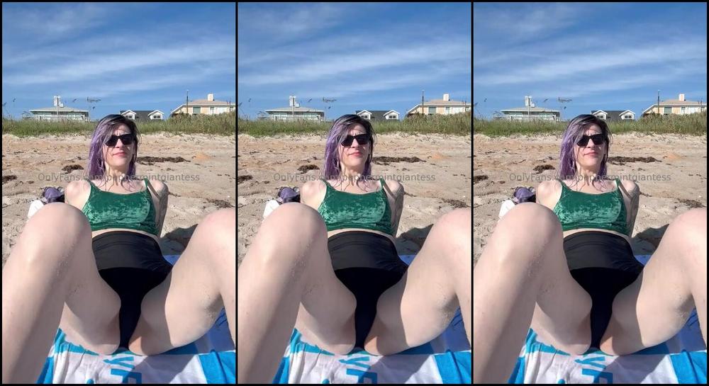 Peppermint Giantess Nicknamed Peppermintgiantess 09 27 2025 Onlyfans Video Beach Day Little Preview Of Whats To Come