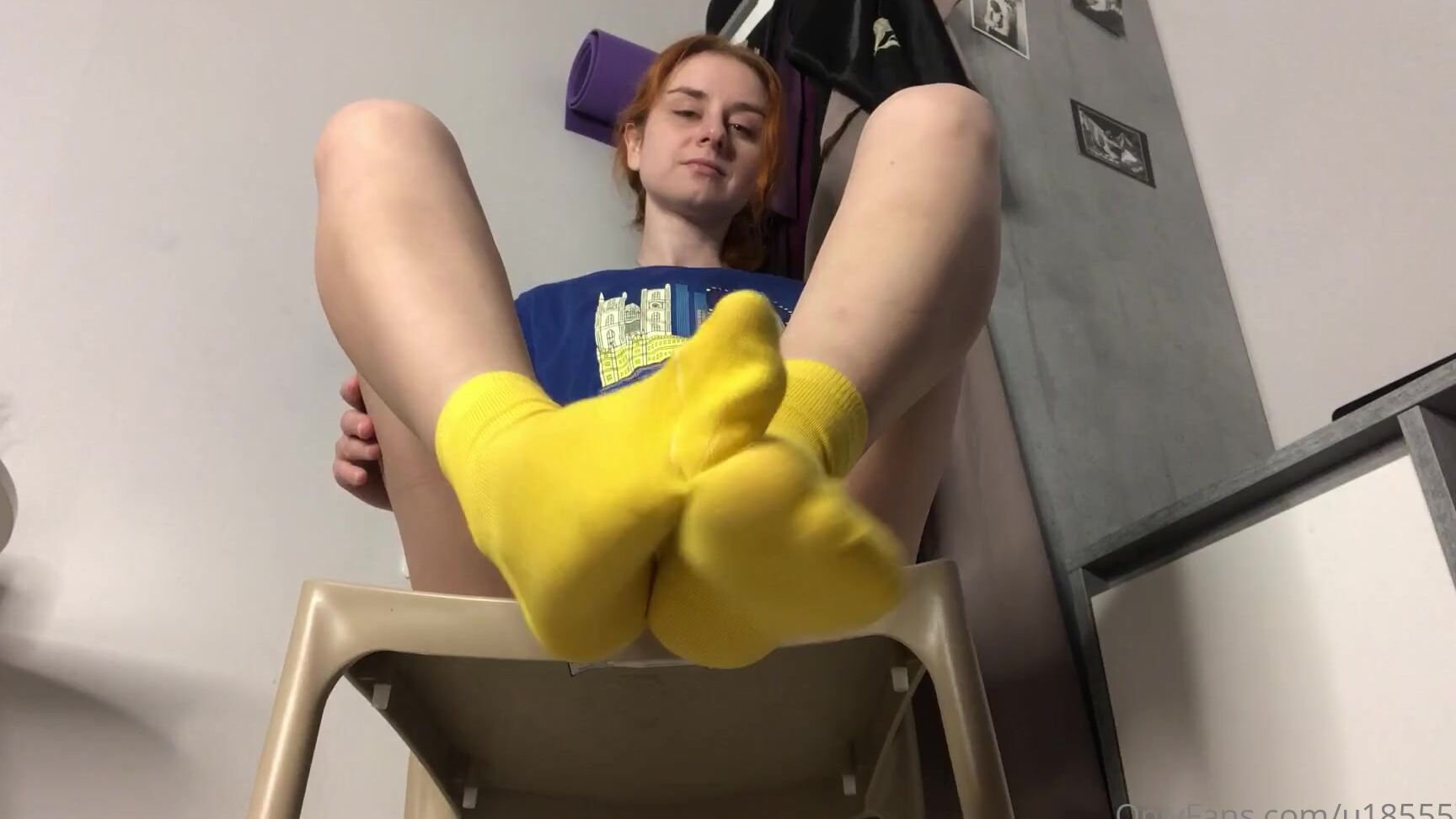 Watch kathrynne Feetgoddess dominate and humiliate Kathrynne in Onlyfans Video Yellow Socks