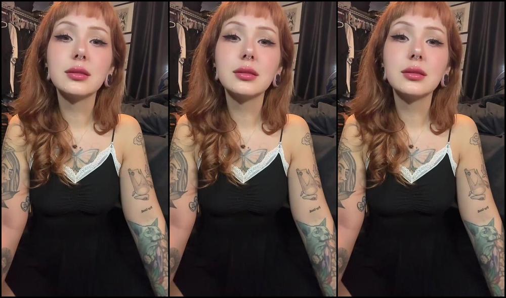 Get teased by your hot roommate as she gags on your cock and teases you with JOI