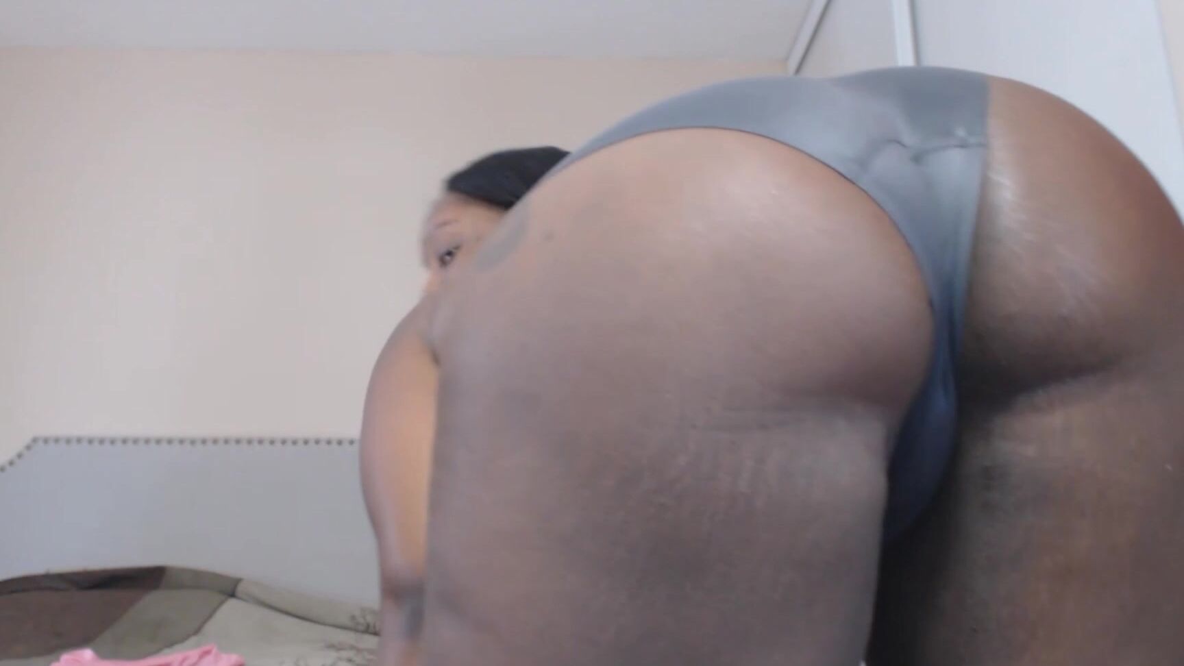 "UnfriendlyBlckHottie" ebony female domination, masturbation encouragement, orgasm control, panty fetish, wedgies My Wedgie Controls you IV Manyvids