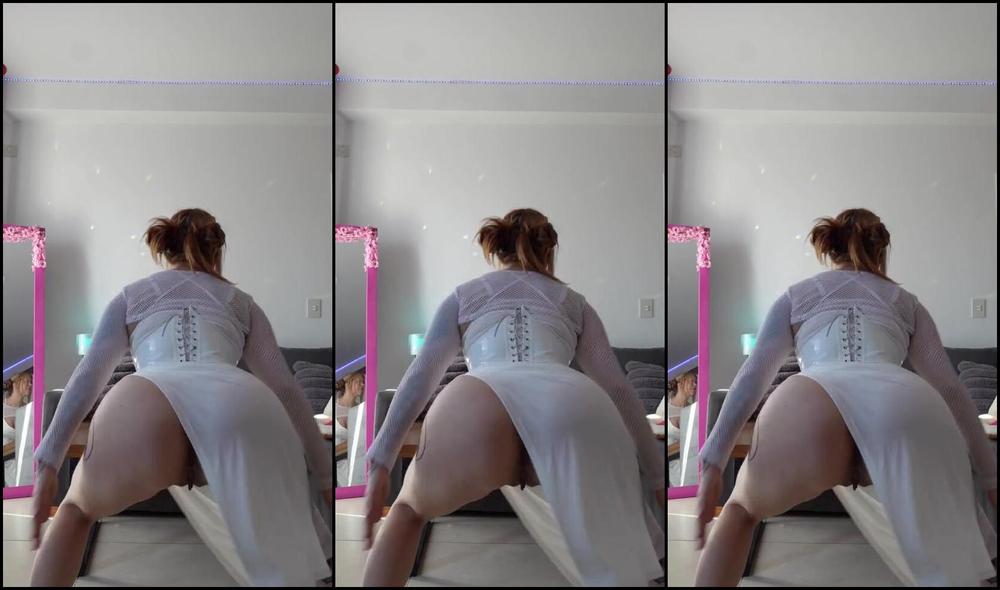 Coral Jade dominates and teases her slave with her bouncing ass onlyfans video