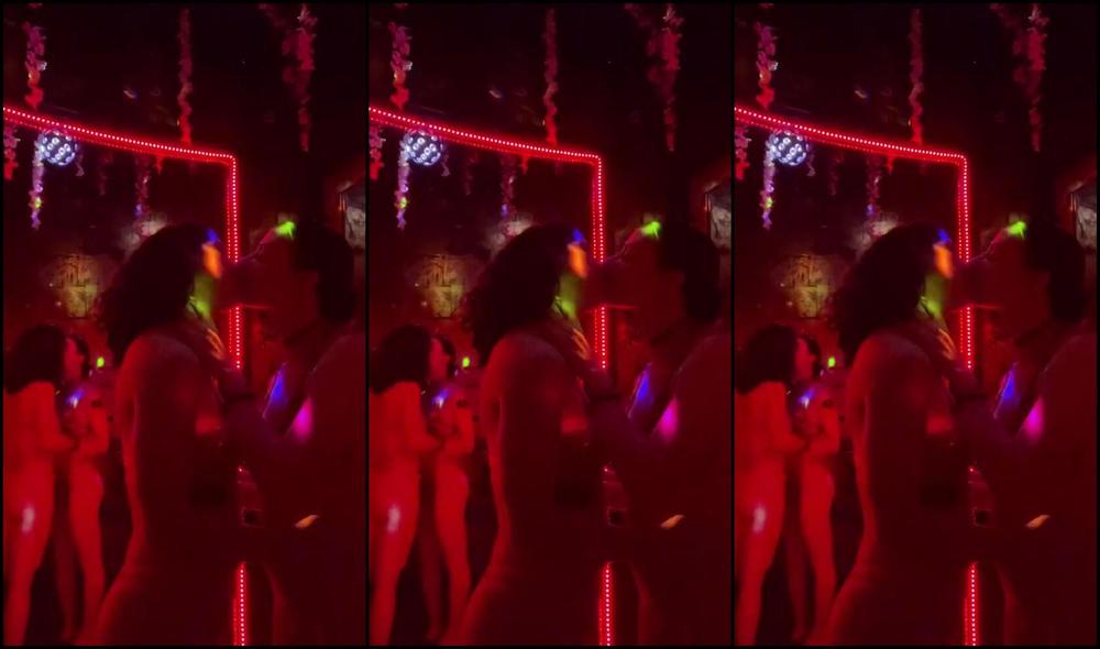 Watch Onlyfans dominate and kiss at the beach club - 4QE6