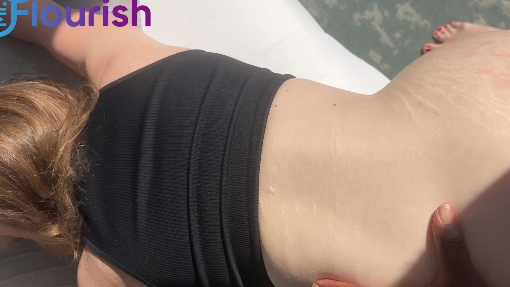 TheFlourishXXX gets her hairy bush slammed in interracial POV doggystyle